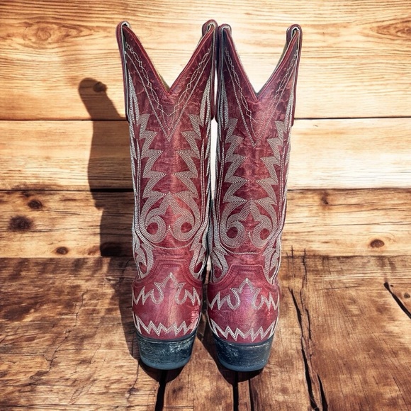 Old Gringo Women's Nevada Red Cowboy Cowgirl Boots Size 7.5 ~ Like New! - Picture 6 of 14